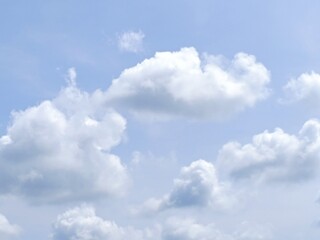 blue sky with clouds