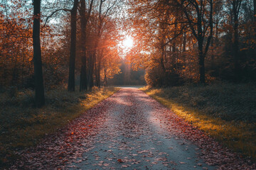 Obraz premium Arafed stone path between rocks and grass leading to the ocean