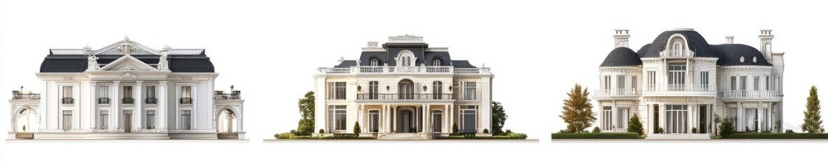 Obraz premium Elegant European-style mansions (1)