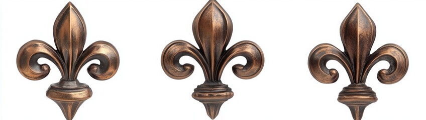 Decorative Fleur-de-lis Finials