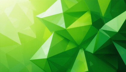 Abstract Green Geometric Wallpaper: Modern Art for Screens