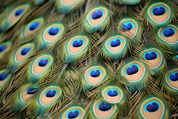 Obraz premium Peacock Feathers: Nature's Jewel