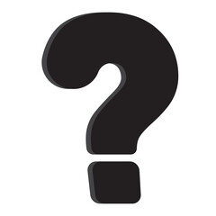 Naklejka premium Question marks Icon. Bubble question icon. Question mark symbol on isolated white background. Variety Question or ask mark. Eps 10