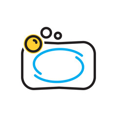 Multi color icon for soap