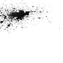 Obraz premium This image features dark, abstract design with splashes and textures that evoke sense of mystery