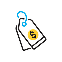 Multi color icon for label