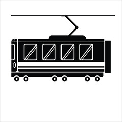 Flat Icon Modern Train High-Speed Railway Land Transportation