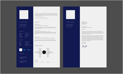 Clean Resume Layout, Minimalist resume cv template, Resume design template

