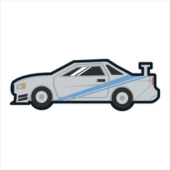 Fototapeta premium Racing Car Modern Vehicle Land Transportation