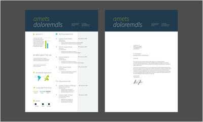 Modern Resume Template CV Cover Letter