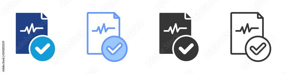Poster Data Normalization icon set multiple style collection