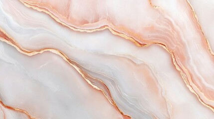 Elegant Rose Gold Marble Texture with Soft Fluid Patterns