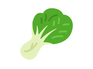 チンゲン菜のアイコンのイラスト