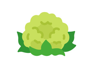 グリーンカリフラワーのアイコンのイラスト