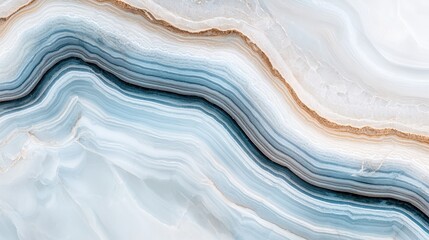 Obraz premium Abstract Blue and White Marble Background with Natural Patterns