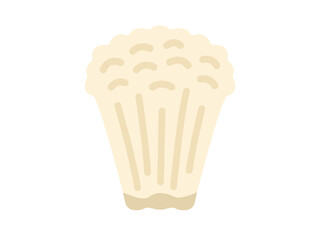 エノキタケのアイコンのイラスト