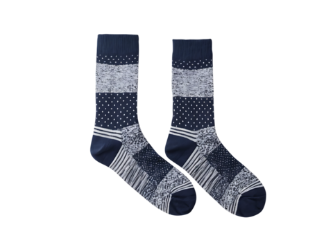Pair woolen socks for clothing transparent background