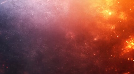 Fototapeta premium Abstract fiery cosmic nebula