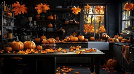 Celebrate the fall season with beautiful pumpkin accents and decor.