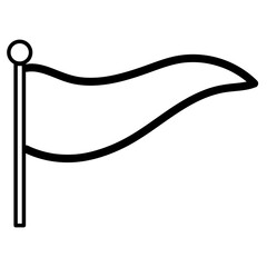 旗フレーム_手書き_ベクター素材_02