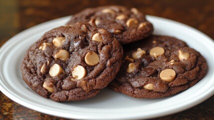 Golden brown cookies, studded with peanut butter chips, baked until their edges were crispy and the centers oozed molten chocolate, a symphony of flavor and texture.