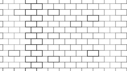 Fototapeta premium White brick wall background pattern . building architecture brick wall concrete abstract backgrounds .