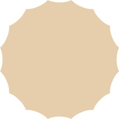 vector blank simple illustration of a blank badge to put text and designs