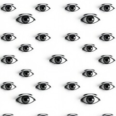 illustration of eyes pattens vector