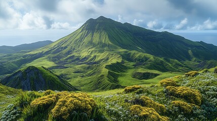Enchanted Forest Sunrise with Sunbeams and Glittering Air Particles