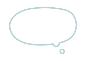 考える吹き出しイラスト素材