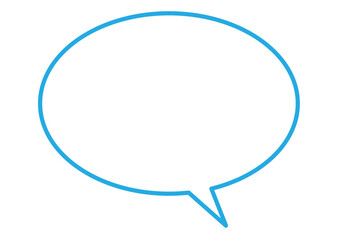 シンプルな丸いフキダシ