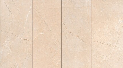 Fototapeta premium Beige Marble Tile Texture with Subtle Veining and Patterns