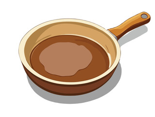 frying pan vector art