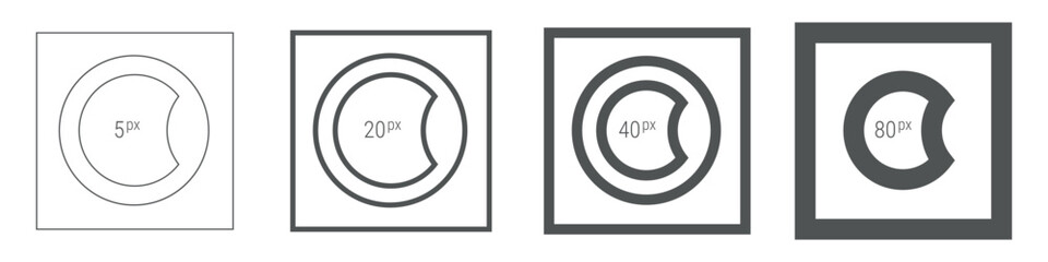 Washing, laundry, washing machine line icon set. Flat vector illustration isolated on white
