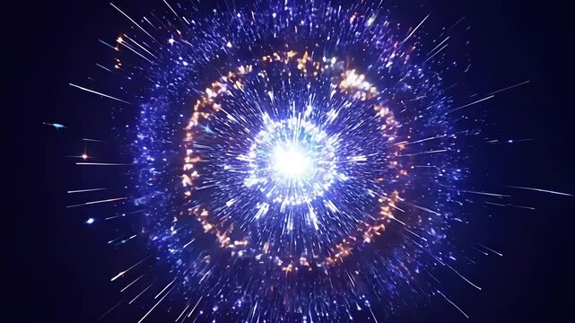 A striking blue energy burst overlay, adding power and dynamism to your design.