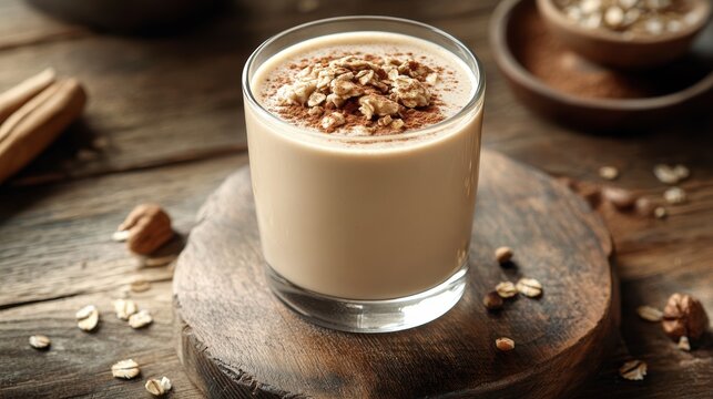 A creamy, nutty beverage crafted from the finest oats, offering a naturally sweet and wholesome alternative to dairy, perfect for lattes and smoothies.