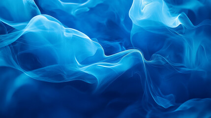 Obraz premium Abstract blue smoke swirling design background image art wave dark fluid light color style motion