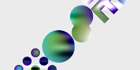 Triangles, circles, squares, rectangles design. Vector Illustration For Wallpaper, Banner, Background, Card, Book Illustration, landing page