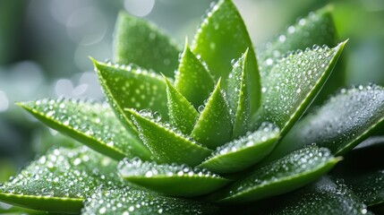 Aloe vera, a succulent plant revered for its soothing and regenerative properties, forms the foundation of luxurious skin care cosmetics, offering a natural path to revitalized and radiant skin.
