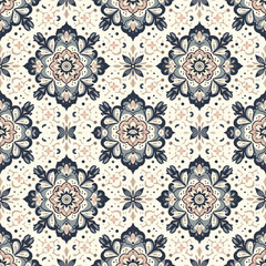 seamless pattern with floral elements