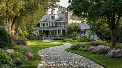 Modern accent chair in neutral tones, standing near a minimalist side table. 