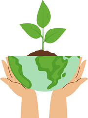 Reforestation Illustration