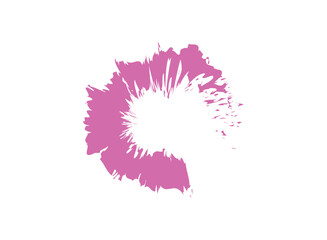 Set of an Artistic Brushstroke Illustration