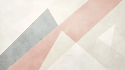 Abstract Geometric Designs with Vibrant Colors and Minimalist Architecture