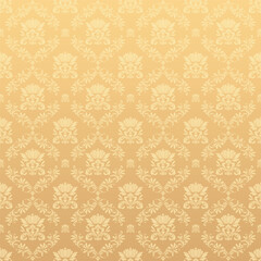 Elegant Seamless Damask Pattern – Vintage Ornamental Floral Background for Luxury Design and Home Decor