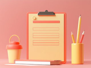 clipboard and pencil