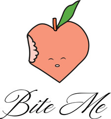 Peach Peachy fruit cute novelty kawaii peaches juicy fruit trending pyjama Graphic Vector Logo T-shirt Design emblem crest Fashion
