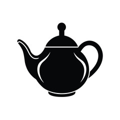 teapot on a white background vector illustration