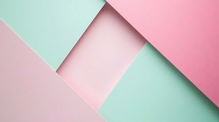 Abstract Geometric Designs with Vibrant Colors and Minimalist Architecture