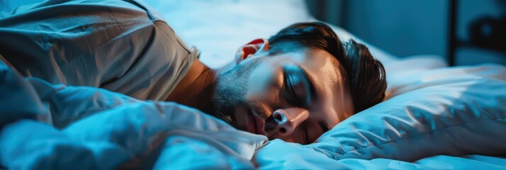 Peaceful sleep reflecting rest and well-being for better sleep month